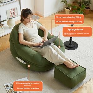 كرسي بين باج عصري ومريح لغرفة النوم والشرفة وغرفة المعيشة بتنجيد من القماش - Product Image 3