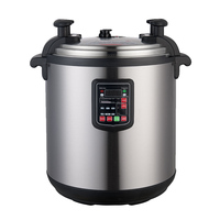 Nouvelle conception, grande capacité, multifonction, cuisinière à pression électrique en acier inoxydable 40L pour la cuisson du bœuf et du mouton