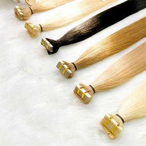 サロンテープ式インド人毛エクステ、キューティクル完全なバージンレミー人毛、目に見えないテープ、シングルウェフト、全色 - Product Image 2