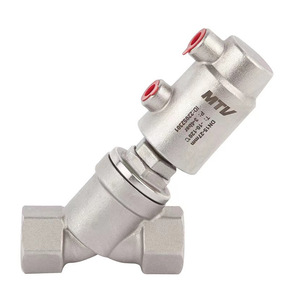 Válvula de llenado neumática roscada Mtv G3 A Dn15 de acero inoxidable 304, montada en pared, ajustable para máquinas de llenado - Product Image 1