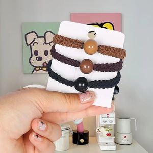 <b>Beaded</b> <b>Braided</b> Hair Tie Lotus Root Rope Fabric Manual Daily Use All Colors Match Spring 2023 Jinhua - Product Image 1