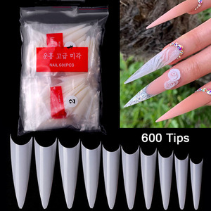 <span class=keywords><strong>Kit</strong></span> de <span class=keywords><strong>faux</strong></span>-<span class=keywords><strong>ongles</strong></span> en forme de cercueil, accessoires de manucure à la française, <span class=keywords><strong>acrylique</strong></span>, 24 pièces, 10 tailles, vente en gros, 500 unités - Product Image 6