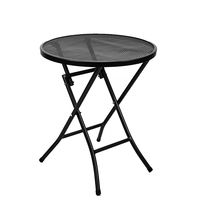 Mobilier d'extérieur Portable, Table pliante, chaise en maille métallique, pour Banquet, Poker, restauration, barbecue, Camping, pique-nique