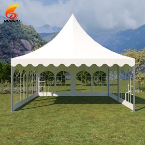 Tente de réception extérieure en PVC blanc, auvent pour mariage, fête, pagode - Product Image 3