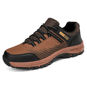 Chaussures de randonnée pour hommes en gros d'usine, automne et hiver, décontractées, avec doublure en maille, à lacets, antidérapantes et résistantes à l'usure - Product Image 3