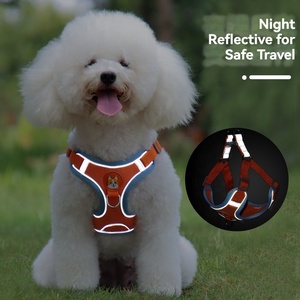 Ensemble Harnais et Laisse en Daim Souple et Maille pour Chien, Anti-Traction et Anti-Escape, <span class=keywords><strong>Gilet</strong></span> pour Animaux de Compagnie pour Chiens et Chats de Petite et Moyenne Taille, Idéal pour la Promenade - Product Image 3