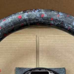 Volante de Fibra de Carbono Forjado Personalizado, Apto para Volkswagen <span class=keywords><strong>Golf</strong></span> <span class=keywords><strong>Mk7</strong></span> 7.5 <span class=keywords><strong>GTI</strong></span> GTS GTD GTE R Line Polo <span class=keywords><strong>GTI</strong></span> <span class=keywords><strong>MK7</strong></span> - Product Image 3