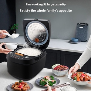 208 thông minh công suất lớn 5L Nồi cơm điện đa chức năng đặt phòng tự động thời gian điện RV hộ gia đình sử dụng nhựa - Product Image 3