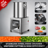 Machine à granulés d'aliments commerciaux en acier inoxydable 500 kg/h, moteur électrique haute puissance monophasé, nouvel équipement de transformation alimentaire