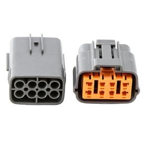 Connecteur de boîtier automobile étanche gris série <span class=keywords><strong>DLS</strong></span> 6195-0051 femelle 8 broches - Product Image 5