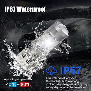 Faro LED H4 de Fábrica, Luces LED H4 al por Mayor, Chip M6 de Alta Luminosidad con Ventilador, Faro LED H4 para Auto - Product Image 5