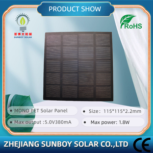Painel Solar Mini Personalizado de 5V 1.8W em Silício Monocristalino com Design de Célula Semi-Circular PERC Todo Preto Flexível com Garantia de 1 Ano - Product Image 2