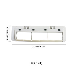 Cubierta de cepillo principal para Dreame W10 W10Pro, cubierta de cepillo giratorio de 232 mm, pieza de plástico para aspiradora de uso doméstico - Product Image 1