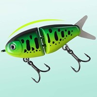 Leurre Minnow Coulant Lent Multi-Articulé 6 cm 6,5 g Leurre Dur avec Hameçons Triples