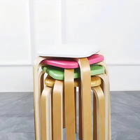 Chaise de bar et tabouret de salle à manger en plastique acrylique creux de forme rectangulaire, design moderne, nouveau mobilier pour la maison