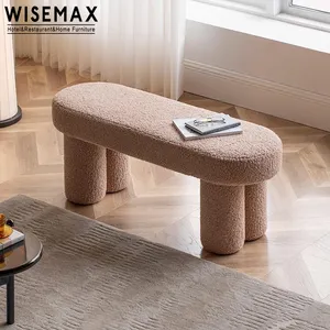 WISEMAX mobilya sıcak satış yatak odası yatak end tezgah sandalye oyuncak kumaş döşeme ayakkabı değişimi tezgah oturma odası için