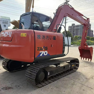 Japan Excavator Hitachi ZX70 <b>Small</b> Excavator 7 Tons Hitachi Crawler Digger Machine for Farm Forestry with EPA - Product Image 1