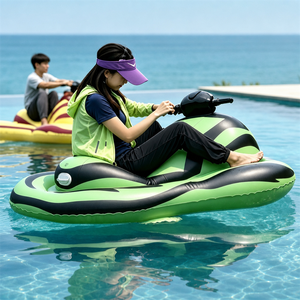 <b>Inflatable</b> Electric Motorboat, 24V 5.2Ah Lithium Battery, 250W Motor, PVC <b>Inflatable</b> Children's Boat - Product Image 3