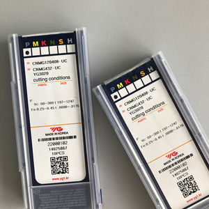 CNMG120408-UC YG3020 YGs Square CNC Carbide Insert Tungsten <b>Tool</b> OEM Customizable CNC <b>Lathe</b> Carbide Cutting Inserts 20mm Blade - Product Image 5