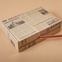 Boîte en papier kraft portable haut de gamme TongKun Direct Source avec fermeture éclair et gaufrage pour emballage cadeau de la Saint-Valentin