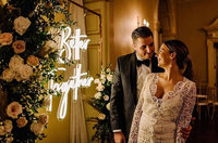 Décorations de mariage personnalisées, enseignes lumineuses en néon personnalisées super brillantes pour l'extérieur, pour la maison, le centre commercial, les décorations d'entreprise