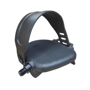 Pédales <span class=keywords><strong>de</strong></span> vélo d'exercice d'intérieur Shinesoon en PVC avec <span class=keywords><strong>sangle</strong></span>, roulement à billes 9/16'', antidérapantes, en plastique durable, noires - Ventes Flash - Product Image 1