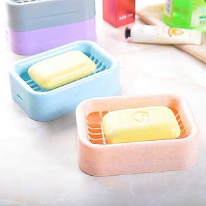 Porte-savon Soumei Hidemi 12,5x4x8 en plastique drainable pour salle de bain - Product Image 1