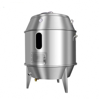 Machine à poulet rôti cantonais Nouveau four à gaz juteux à lave pour magasins d'alimentation et restaurants