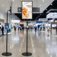 Affichage numérique commercial 15,6 pouces Android 11 2+32 Go Tout-en-un Tablette Écran LCD Tactile Utilisation Intérieure Support au sol 1 an