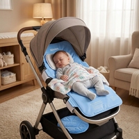 Coussin rafraîchissant universel pour poussette de bébé, doublure de siège en gel réutilisable pour l'été, adapté aux sièges auto et poussettes de bébé
