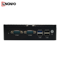 Computadora industrial sin ventilador de alta confiabilidad Intel CPU DDR3 RAM SSD Dual LAN Rich IO HD Salidas Compacto Diseño fuerte Mini Pc