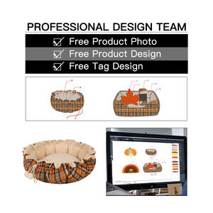 Cama de lujo para perros de proveedor de productos de felpa para mascotas con logotipo personalizado al por mayor del fabricante - Product Image 6
