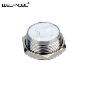 Ip67 2a Power 19Mm Waterdichte <span class=keywords><strong>220</strong></span> <span class=keywords><strong>Volt</strong></span> Platte Ronde Best1no 250vac Roestvrijstalen 6-Pins Terminal Kortstondige Drukknopschakelaar - Product Image 4