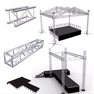 DRAGON TRUSS Salon de l'<span class=keywords><strong>auto</strong></span> Extérieur Boulon Spigot Truss Cadre d'éclairage de scène Structure modulaire en alliage d'aluminium Affichages de charge 1000kg - Product Image 1