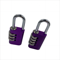 Cadenas à combinaison à disque numérique en alliage d'aluminium de 40 mm