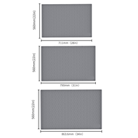 Tapis de protection en silicone pour pot de plantes, rebord surélevé, anti-fuite, antidérapant, protection du sol