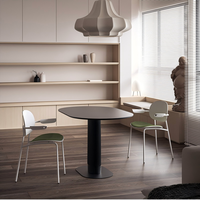 Fauteuil en plastique moderne et minimaliste, très demandé, pour restaurant, école, cafés, bibliothèques