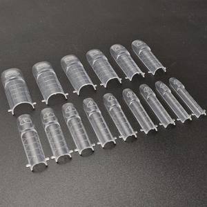 Nouveau clou double forme acrylique pointe française outil d'extension d'ongle Logo personnalisé Sandwich Double Sandwich double formes pour ongles - Product Image 4