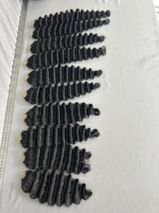 Extensiones de Cabello Humano para Trenzar con Ondas Profundas, Crochet, Cabello Humano con Nudos Milagrosos - Product Image 6
