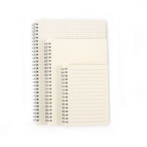 Wj6877 Customized Wholesale A6/A5/B5 Horizontal/Grid/<b>Blank</b> Inner Frosted Transparent Pp Coil <b>Notebook</b> - Product Image 1