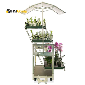 조정 가능한 선반 꽃 식물 저장 주최자 디스플레이 스탠드 선반 랙 - Product Image 4