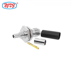 Conector Hembra TNC para Crimpar en Cable Coaxial LMR195, Tipo Recto EZ para Equipos de Prueba y Comunicación Inalámbrica - Product Image 3