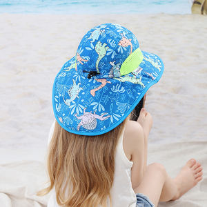 Vente en gros, bob de Protection couvert, conception personnalisée, votre propre Logo, chapeaux de soleil respirants, randonnée, chapeau de pêche à large bord - Product Image 4