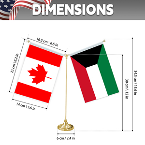 Nhà Máy Bán buôn giá rẻ bảng cờ từ Canada và kuwait cho các cuộc đàm phán kinh doanh và lễ hội trang trí - Product Image 2