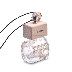Hanging <strong>Car</strong> air Freshener Perfume <strong>Diffuser</strong> Empty Bottle <strong>Refillable</strong> Colorful Glass Essential Bottle 8ml - Product Image 5