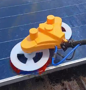 Brosse de nettoyage <span class=keywords><strong>pour</strong></span> panneaux solaires Multifit, nettoyeur solaire, brosse <span class=keywords><strong>à</strong></span> double tête au lithium, convient aux panneaux solaires <span class=keywords><strong>pour</strong></span> le nettoyage des batteries au lithium - Product Image 1