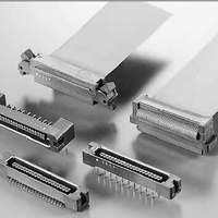 Conectores IDC de Perfil Bajo KEL 8925E-030-179-F para Cable Plano de Paso de 0.635 mm, Uso en Impresoras/Sensores, Plástico Marrón/Cobre