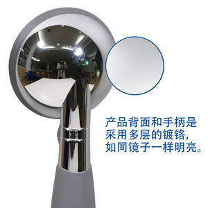 Pommeau de douche à quatre fonctions, poignée large, pressurisation à bulles, installation facile pour salle de bain - Product Image 5