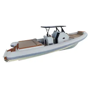 CE Certificate Double Hull Orca/Hypalon/PVC 38ft Sport Aluminum Rib Inflatable Boat For Ocean