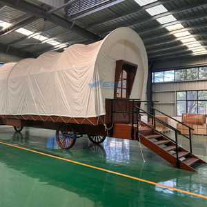 En gros, Chariot de tente extérieur en bois pour transport spécial de tentes de fête et de charrettes à chevaux - Product Image 6
